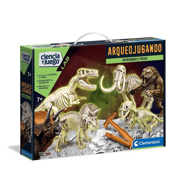 DINOSAURIOS EXCAVA 4 TIPOS