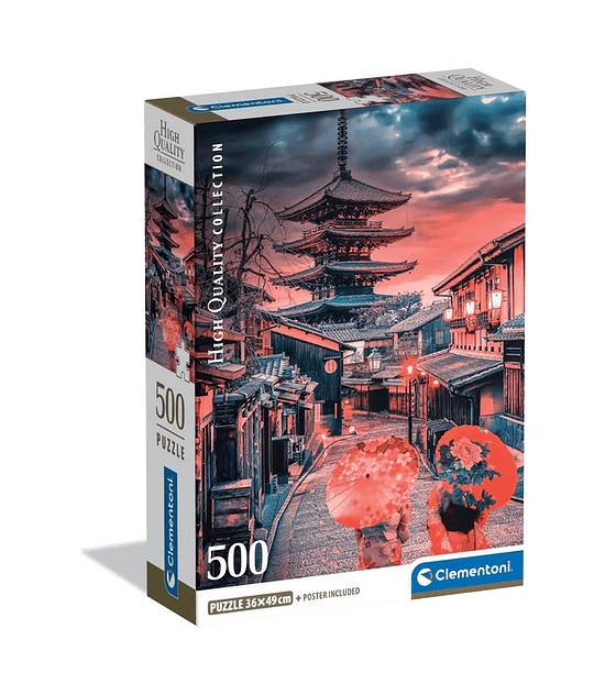 Puzzle Clementoni 500 Pcs HQC Evening In Kyoto