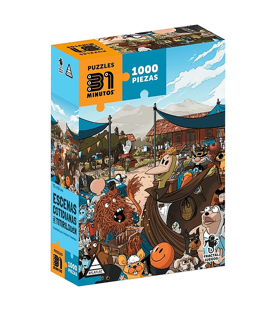 Puzzle 1000 Pcs - Escenas Cotidianas de Titirilquen