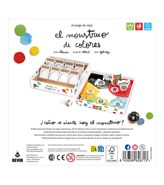 Preventa - El Monstruo de Colores- Edición de viaje