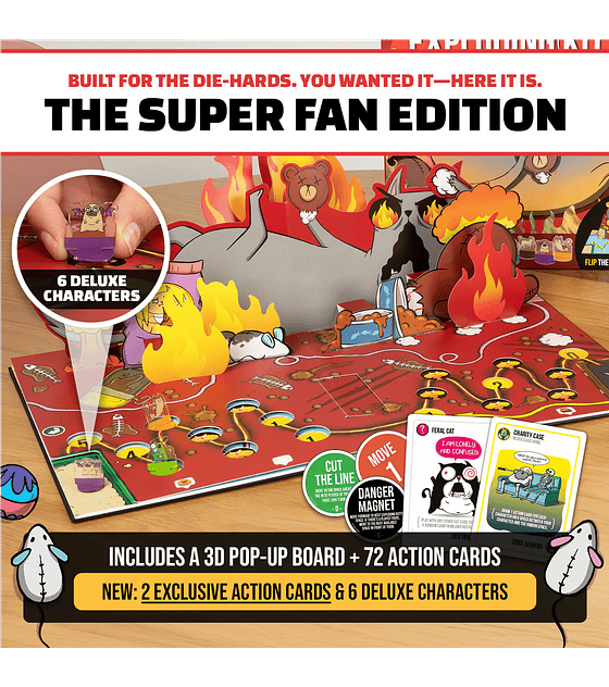 Exploding Kittens the Board Game - Super Fan Edition