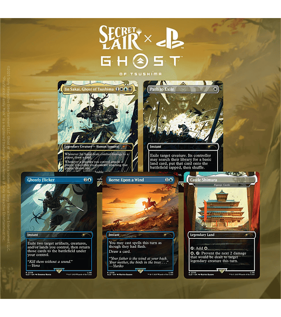 Preventa - MTG Secret Lair Ghost of Tsushima