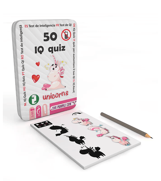50 Juegos - Test de Inteligencia Unicornios