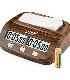 Preventa - Reloj digital temporizador LEAP Madera