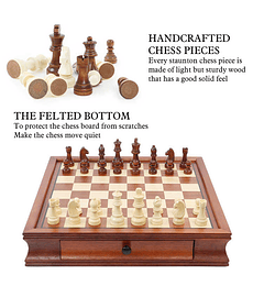 Preventa - Ajedrez Magnético LEAP con Gaveta