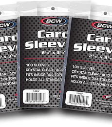 Protectores BCW Standard 100 un. (Transparente)