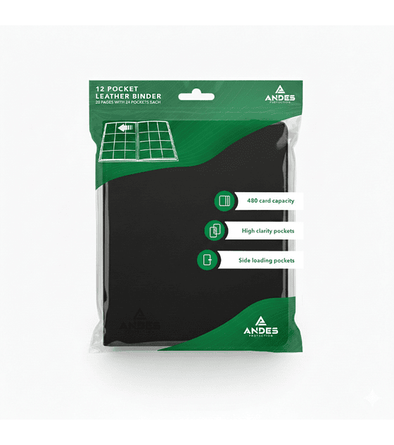 Carpeta 12 Bolsillos Leather Andes Protection