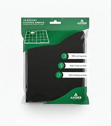 Carpeta 12 Bolsillos Leather Andes Protection