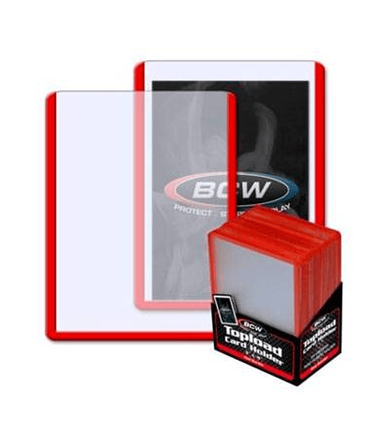 Toploader BCW Paquete de 25 Unidades