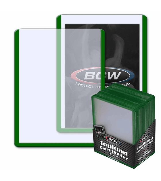 Toploader BCW Paquete de 25 Unidades