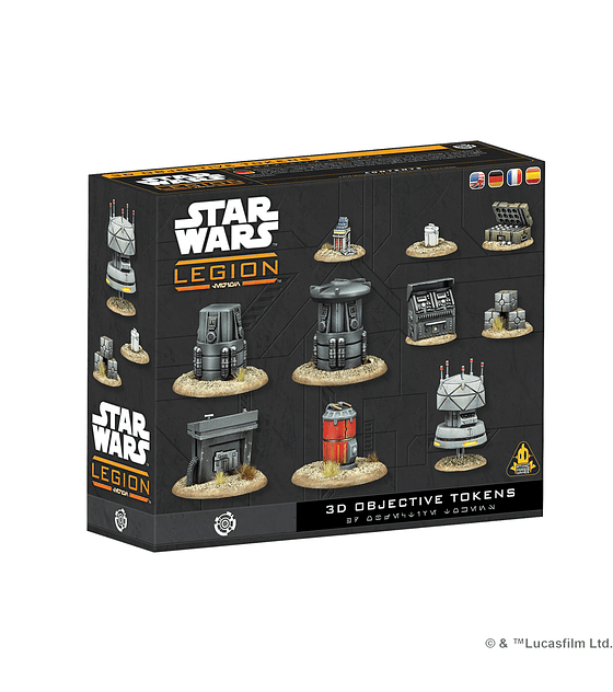 Preventa - Star Wars Legion - 3D Objective Tokens