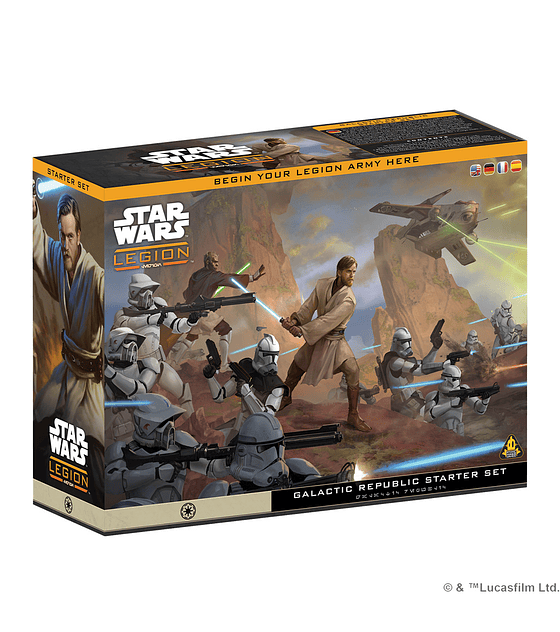 Preventa - Star Wars Legion - Galactic Republic Starter Set