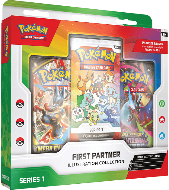 Preventa - Pokémon TCG First Partner Illustration Collection (Q1 2026)
