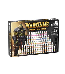 Ak Interactive Wargame Paint it All Box x72