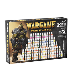 Preventa - Ak Interactive Wargame Paint it All Box x72