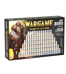 Preventa - Ak Interactive Wargame Paint it All Box x108