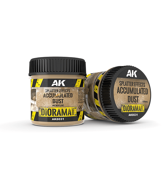 Efecto salpicadura polvo acumulado 100ML