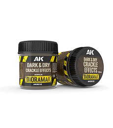 Efecto craquelado oscuro y seco 100ML