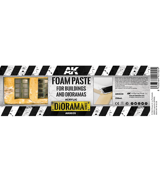 Texturizante y Sellador de Espuma para Edificios y Dioramas 250ml