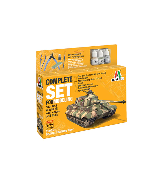 Preventa - Sd.Kfz. 182 King Tiger Complete Set For Modeling