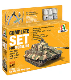 Preventa - Sd.Kfz. 182 King Tiger Complete Set For Modeling