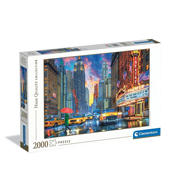 Preventa - Puzzle Clementoni 2000 Pcs Rainy Manhattan