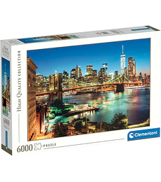 Puzzle Clementoni 6000 Pcs - Brooklyn Bridge Lights