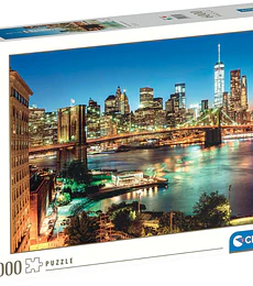 Puzzle Clementoni 6000 Pcs - Brooklyn Bridge Lights