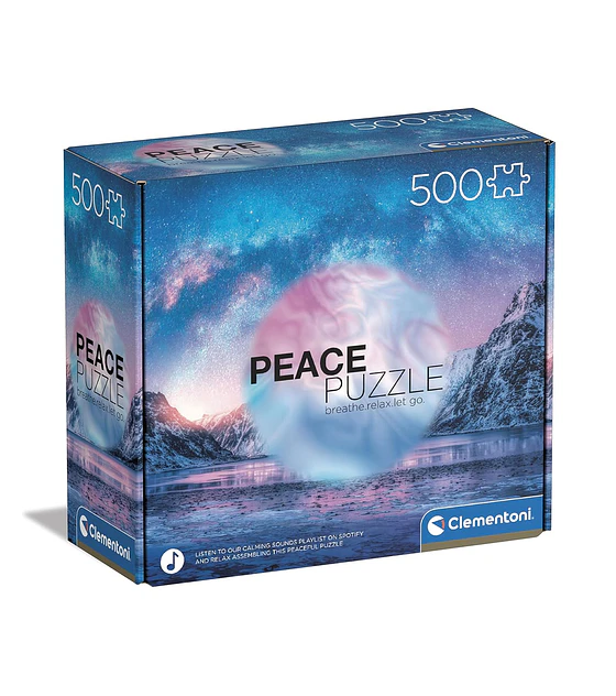 Puzzle Clementoni 500 Pcs - Light Blue