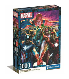 Puzzle Clementoni 1000 Pcs - Marvel Avengers