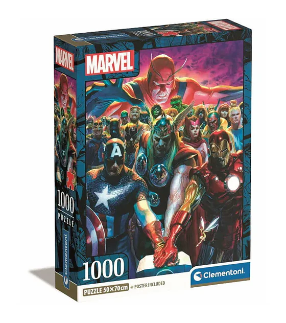 Puzzle Clementoni 1000 Pcs - Marvel Avengers