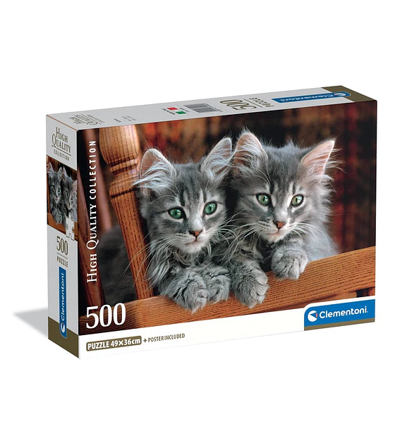 Puzzle Clementoni 500 Pcs - Kittens