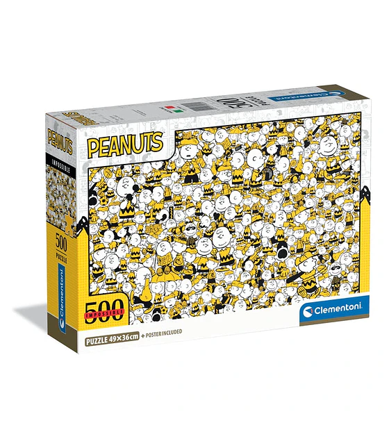 Puzzle Clementoni 500 Pcs - Impossible Peanuts
