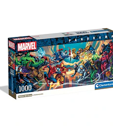 Puzzle Clementoni 1000 Pcs - Marvel Heroes Vs Villa