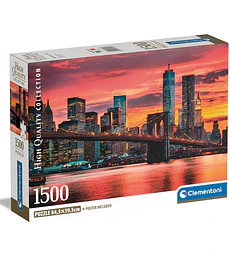 Puzzle Clementoni 1500 Pcs - East River at Dusk