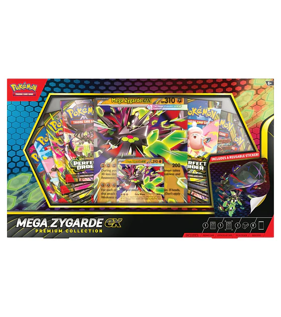 Preventa - Pokémon TCG: Mega Zygarde – Ex Premium Collection (Inglés)