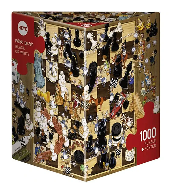 Preventa - Puzzle Heye 1000 Pcs - Degano Black or White