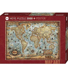 Preventa - Puzzle Heye 2000 Pcs - The World