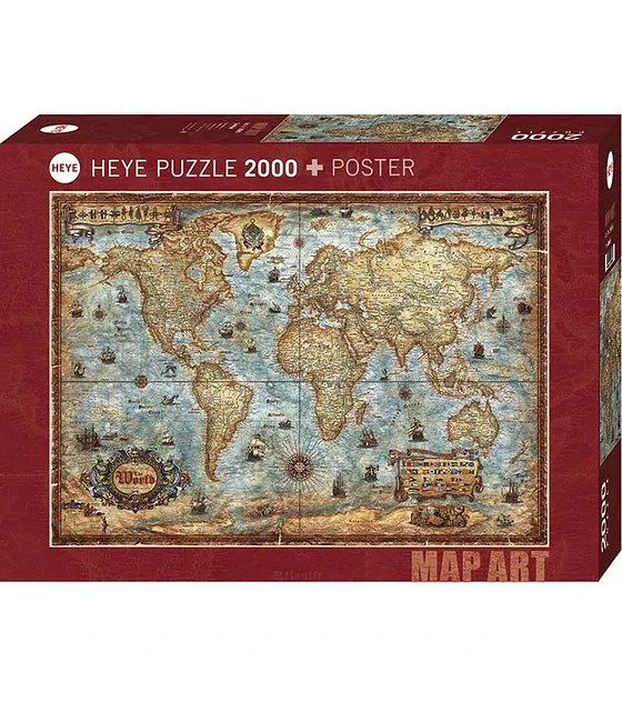 Puzzle Heye 2000 Pcs - The World