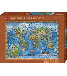 Preventa - Puzzle Heye 2000 Pcs - Amazing World
