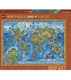 Puzzle Heye 2000 Pcs - Amazing World