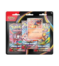 Pokemon TCG: Chaos Rising 3 pack Blister