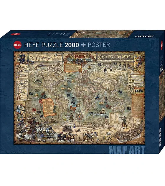Puzzle Heye 2000 Pcs - Pirate World