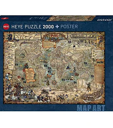Puzzle Heye 2000 Pcs - Pirate World