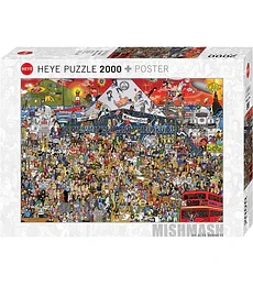 Puzzle Heye 2000 Pcs - British Music History
