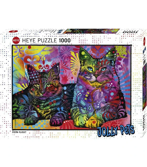 Puzzle Heye 1000 Pcs - Devoted 2 Cats