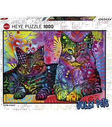 Puzzle Heye 1000 Pcs - Devoted 2 Cats