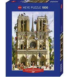 Puzzle Heye 1000 Pcs - Vive Notre Dame!