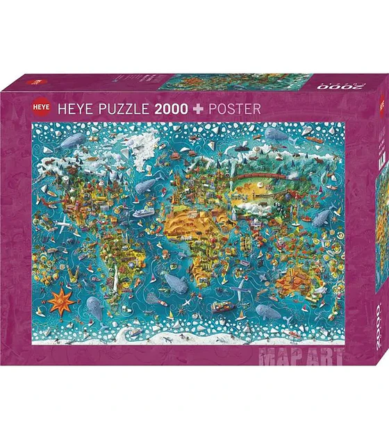 Puzzle Heye 2000 Pcs - Miniature World