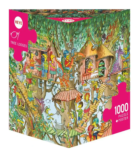 Puzzle Heye 1000 Pcs - Tree Lodges